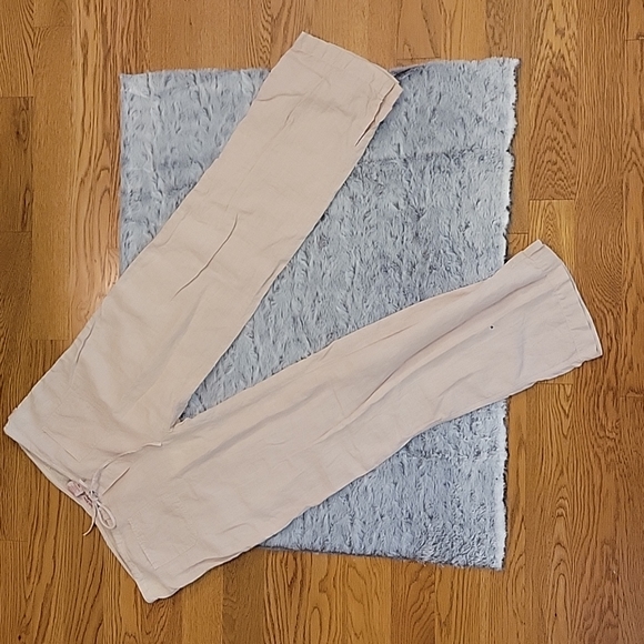 Guess Jeans 100% Linen Tan Pants, Women's Medium, Good Condition! - Picture 1 of 10